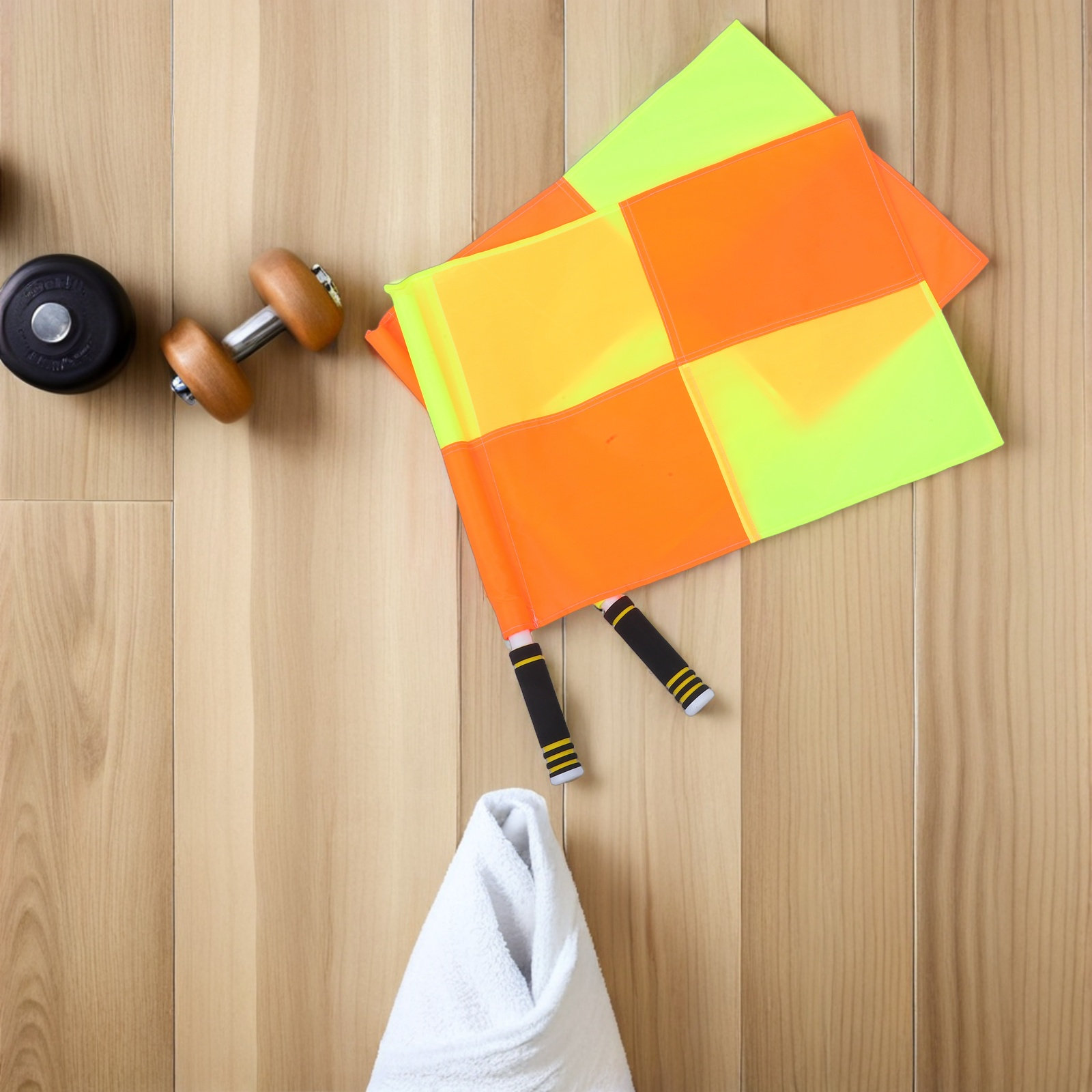2Pcs Signal Hand Flag Referee  - đánh giá và giá Sports Equipment For Volleyball