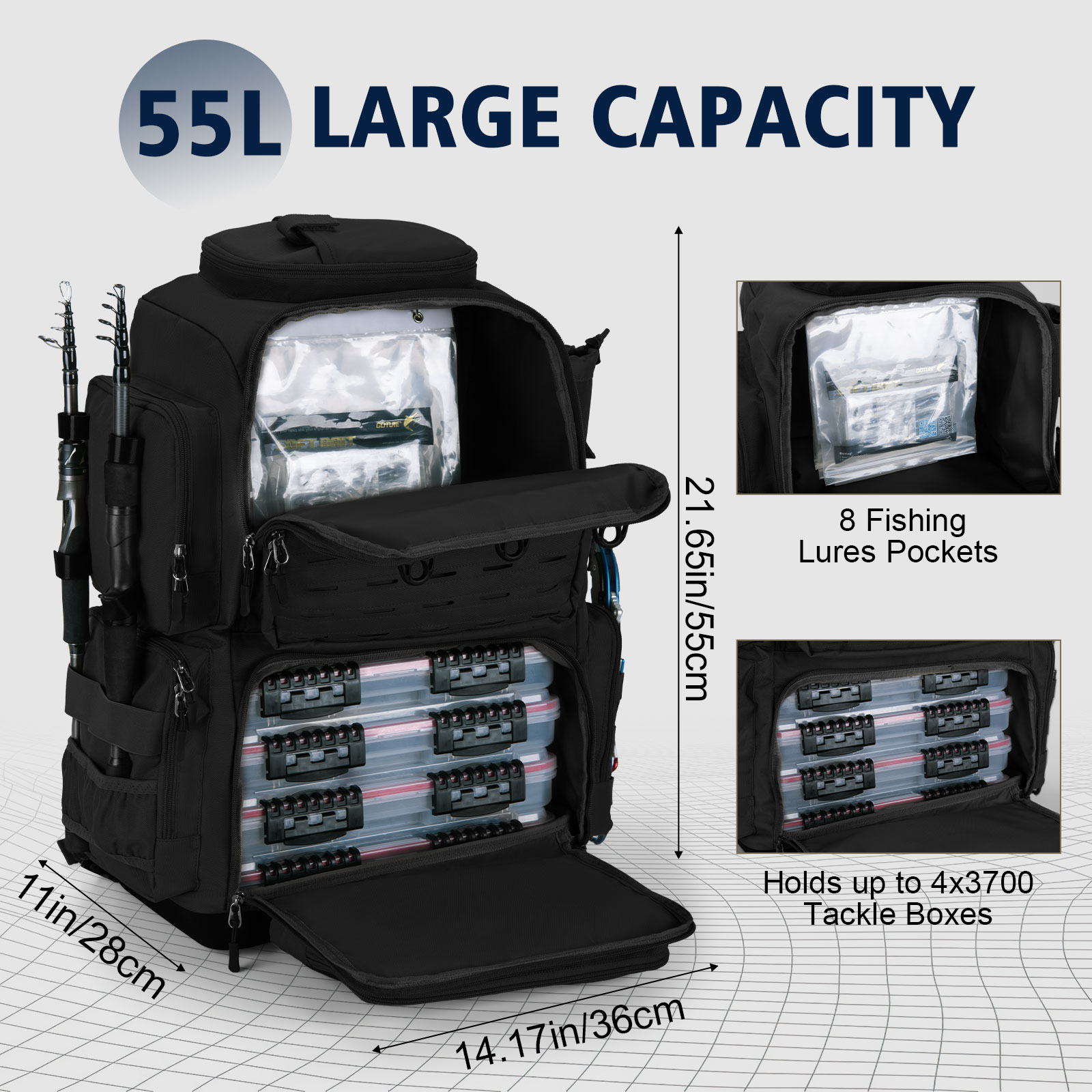 Goture 55*36*28cm Multifunctio - đánh giá và giá Sports Equipment Holder